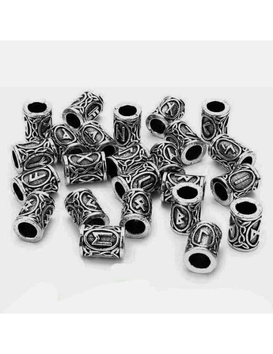 Viking rune beads - alfabet (24 stuks)